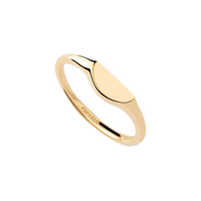 PDPAOLA - Anello sigillo Half Circle mini