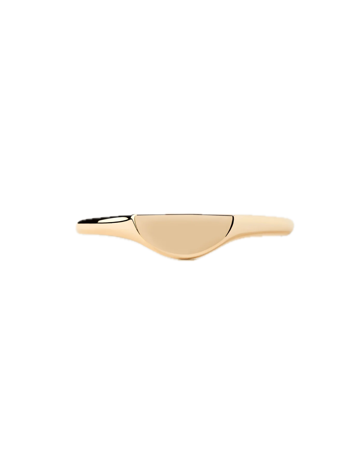 PDPAOLA - Anello sigillo Half Circle mini