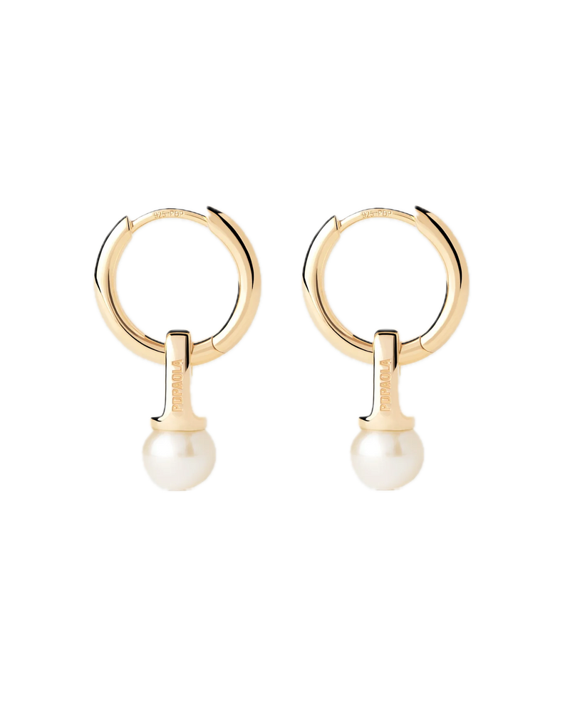 pdpaola - Orecchini a cerchio Perla