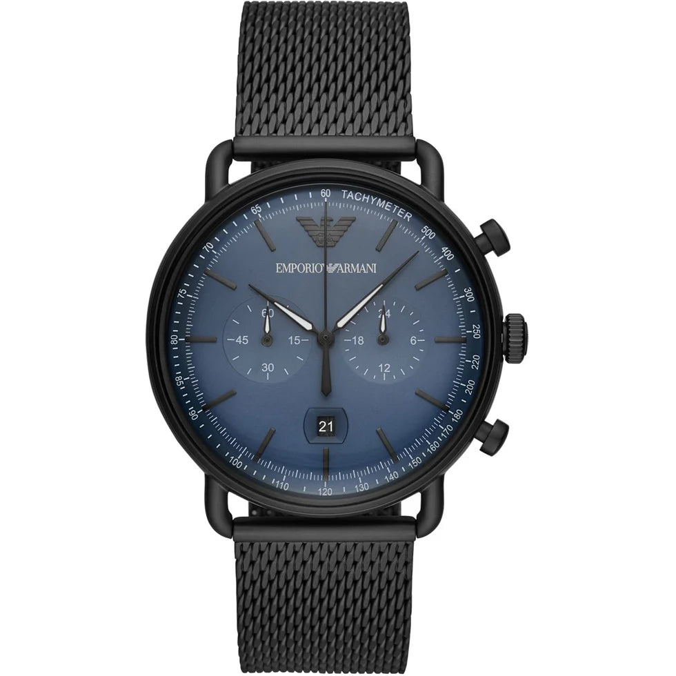 Orologio Emporio Armani Uomo Aviator in Acciaio - AR11201