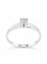 Fico Gioielli - Anello solitario in Oro Bianco 18 KT con Diamante