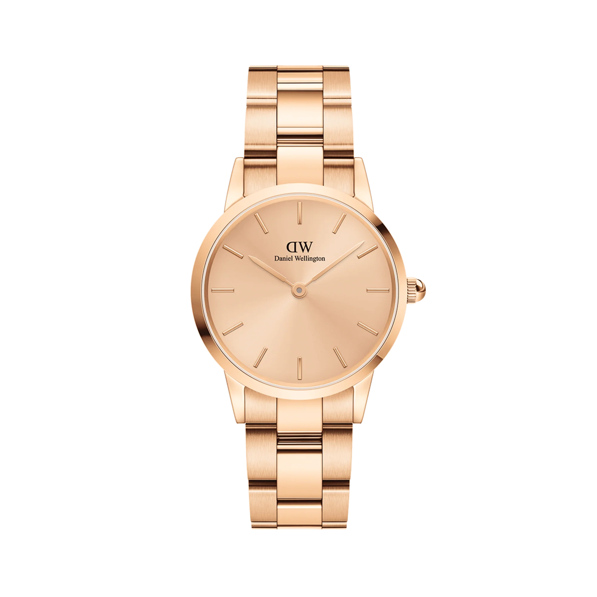 Daniel Wellington Iconic Link Unitone orologio donna rosa 28mm DW00100401