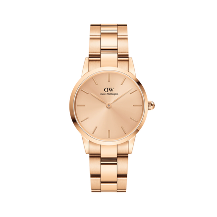Daniel Wellington Iconic Link Unitone orologio donna rosa 28mm DW00100401