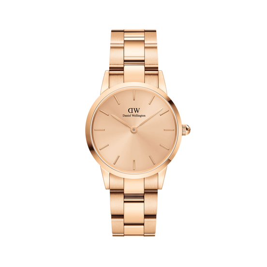 Daniel Wellington Iconic Link Unitone orologio donna rosa 28mm DW00100401