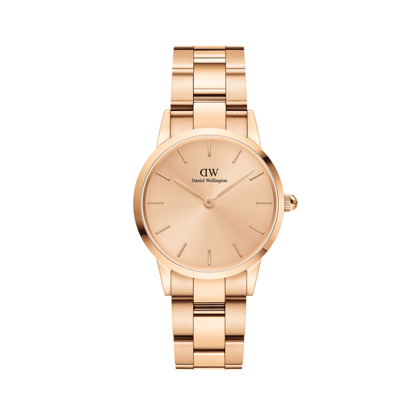 Daniel Wellington Iconic Link Unitone orologio donna rosa 28mm DW00100401