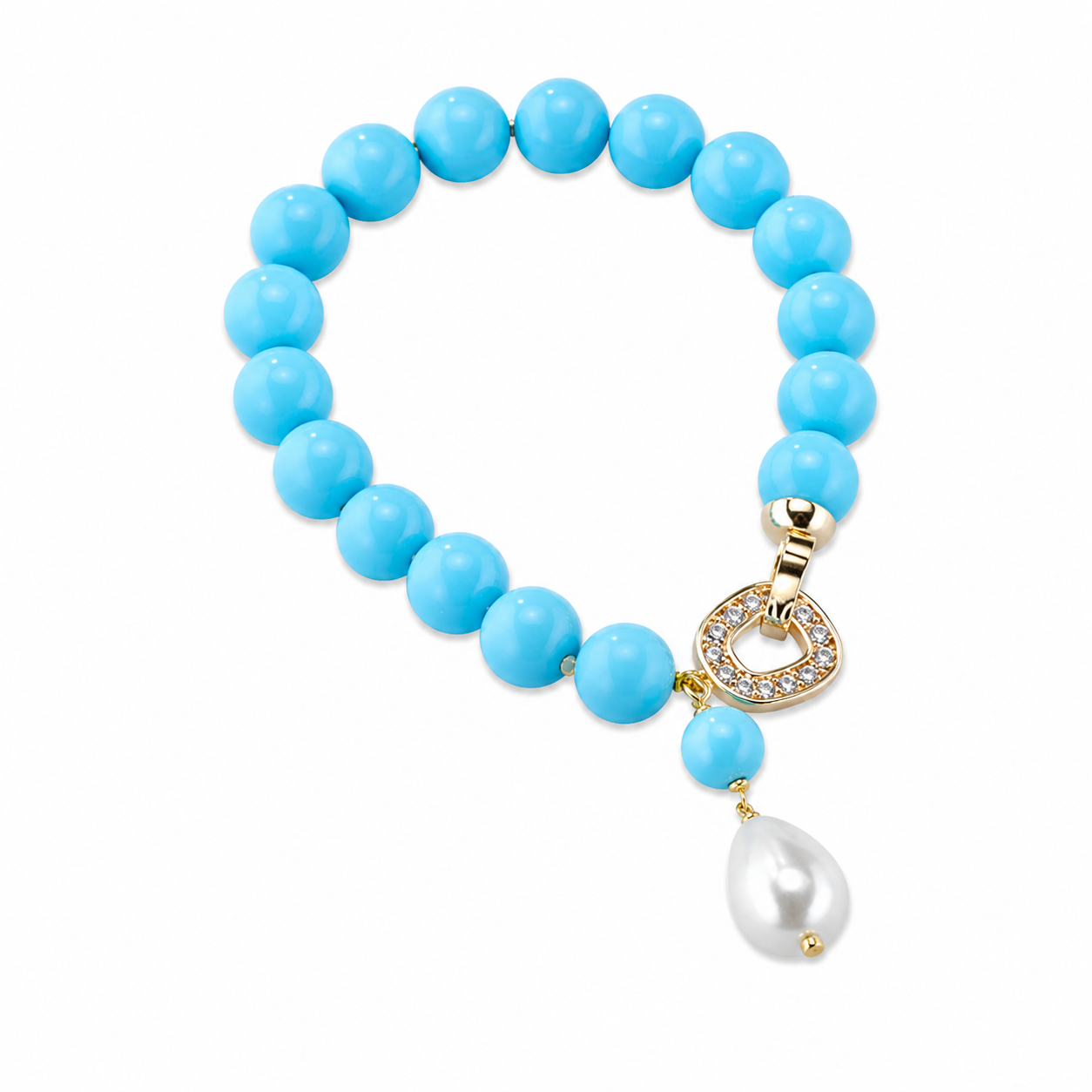 Sovrani - Bracciale Turchese e Perle