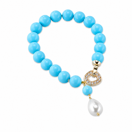 Sovrani - Bracciale Turchese e Perle
