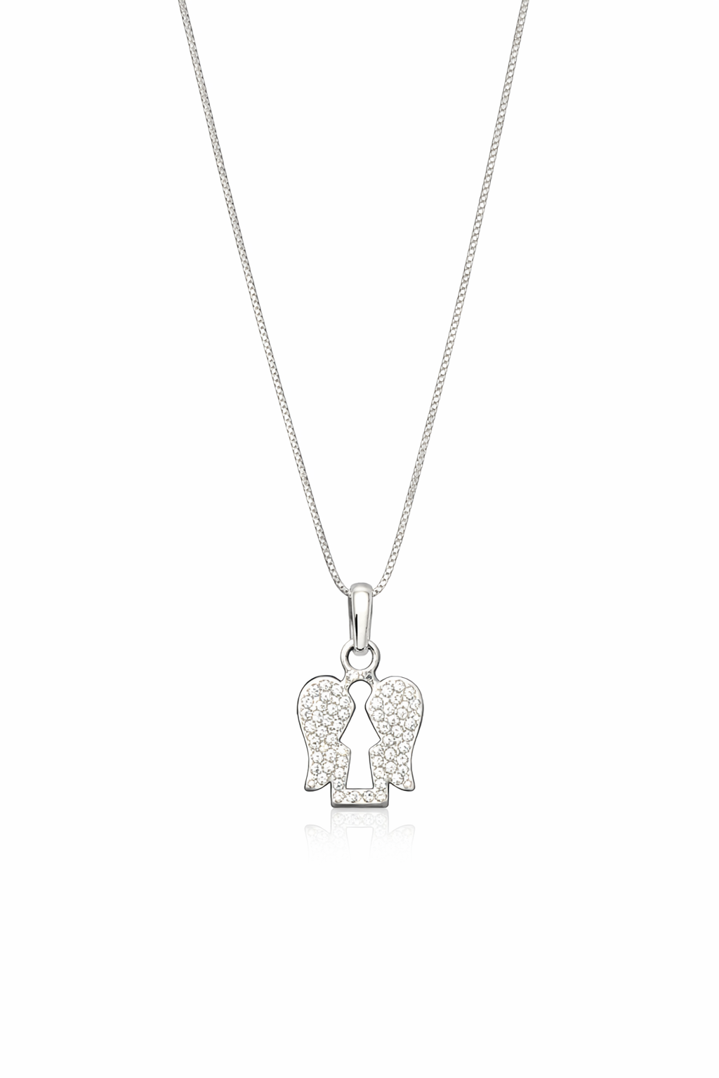 fico gioielli - Collana Angelo con Ali Luminose in Argento