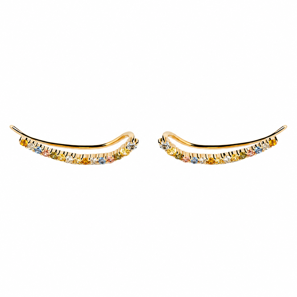 Pdpaola - Orecchini donna argento 925 Rainbow