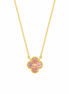 BYSIMON - Collana in Argento 925 con fiore rosa