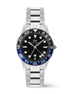 Daniel Wellington - Iconic GMT Link Black Blue Ceramic Bezel Silver