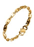 Bikkembergs - Bracciale  in acciaio dorato con diamante hab04gg