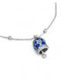 CL/BR03 Bracciale Boccadamo Mya  con campanella portafortuna azzurro e blu