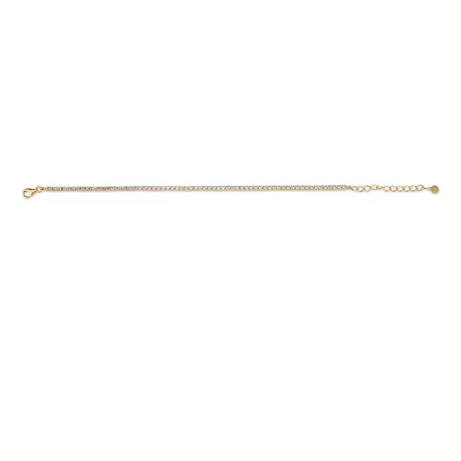 Sovrani - Bracciale in Argento Finitura Dorata con Zirconi  J8808