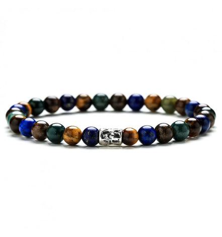 Gerba bracciale uomo con pietre naturali Magic Forest 290