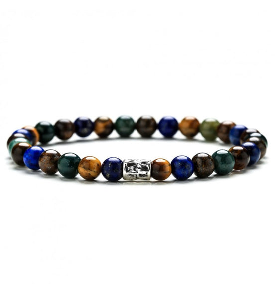 Gerba bracciale uomo con pietre naturali Magic Forest 290