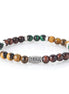 Gerba bracciale uomo con pietre naturali Kedar447