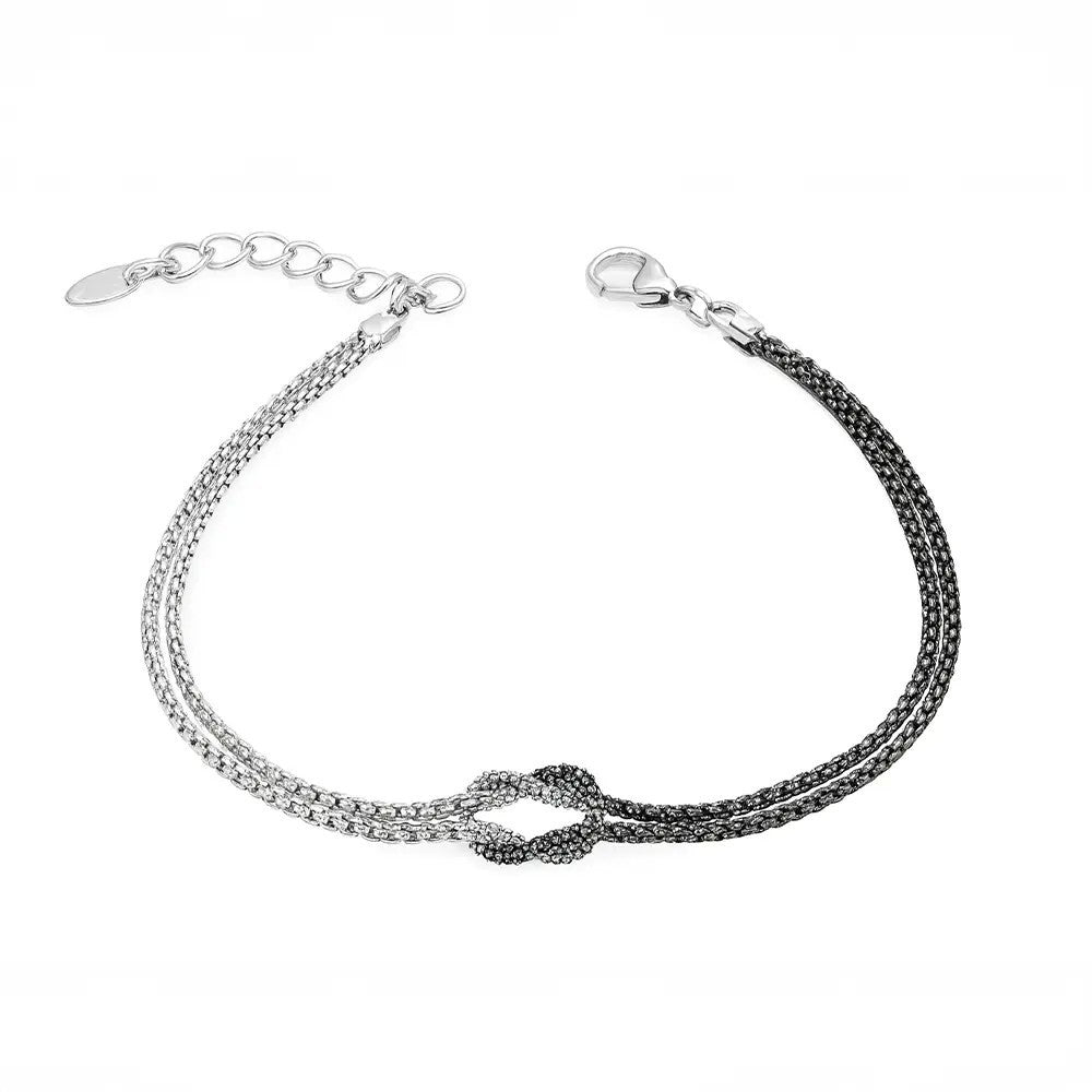Fico Gioielli - Bracciale in Argento 925 con Nodo Centrale