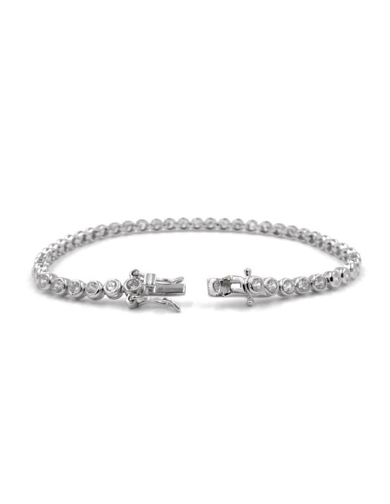 Fico Gioielli - Bracciale Tennis Cipollina con pietre bianche