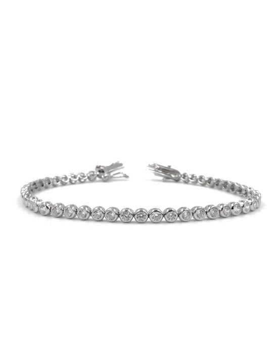 Fico Gioielli - Bracciale Tennis Cipollina con pietre bianche