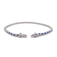 Fico Gioielli - Bracciale tennis con pietre blu e bianche