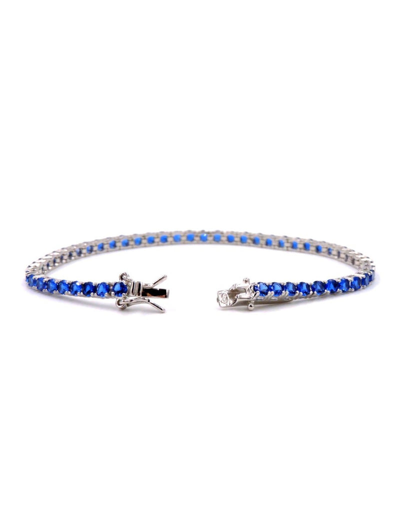 Fico Gioielli - Bracciale Tennis con pietre blu