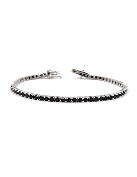 Fico Gioielli - Bracciale tennis con pietre nere