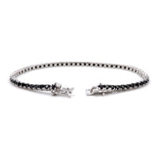 Fico Gioielli - Bracciale tennis con pietre nere