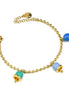 Bracciale  MYA BOCCADAMO Placcato Oro Giallo Con Tre Campanelle CL/BR12