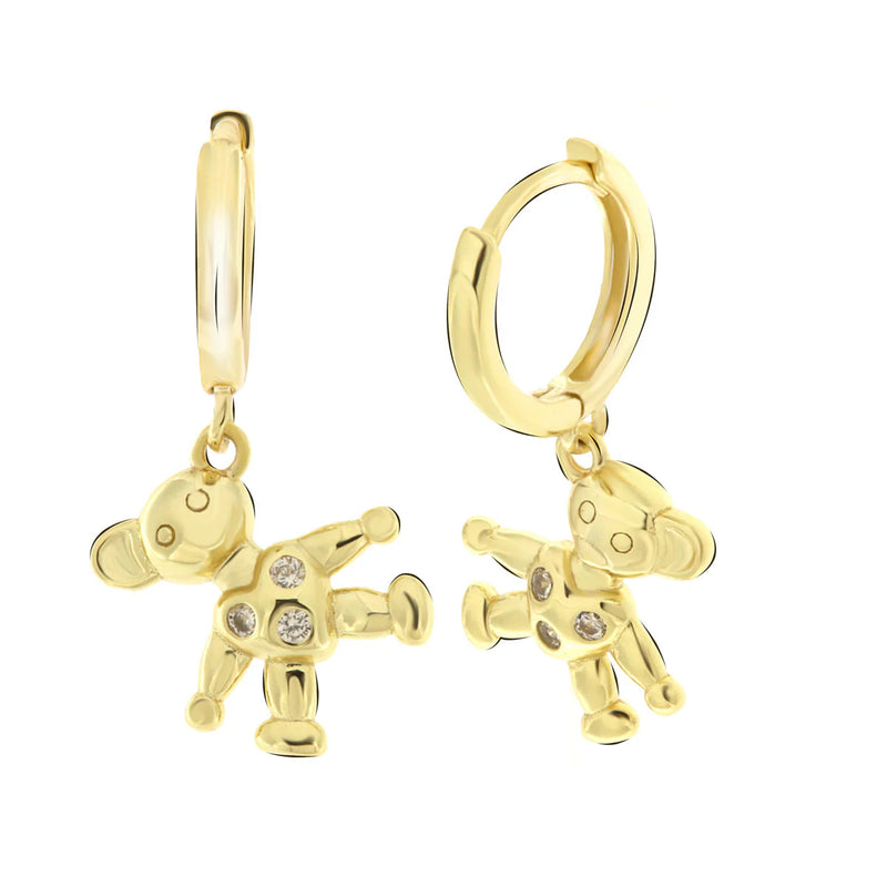 BYSIMON - Orecchini in Argento 925 con orsetti pendenti