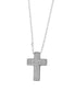 BYSIMON - Collana in Argento 925 con croce impreziosito da zirconi
