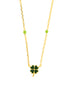 BYSIMON - Collana in Argento 925 con quadrifoglio