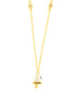 BYSIMON - Collana in Argento 925 con campanella bianca con scritta Capri