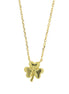 BYSIMON - Collana in Argento 925 con trifoglio liscio