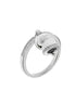 BYSIMON - Anello in Argento 925 con campanella Capri e zirconi