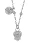 AMO CAPRI - Collana in Acciaio con campanella pendente con scritta Capri