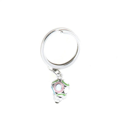 AMO CAPRI - Anello in Metallo con campana portafortuna impreziosita da smalti colorati