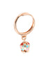 AMO CAPRI - Anello in Metallo con campanella pendente impreziosita da smalti multicolore