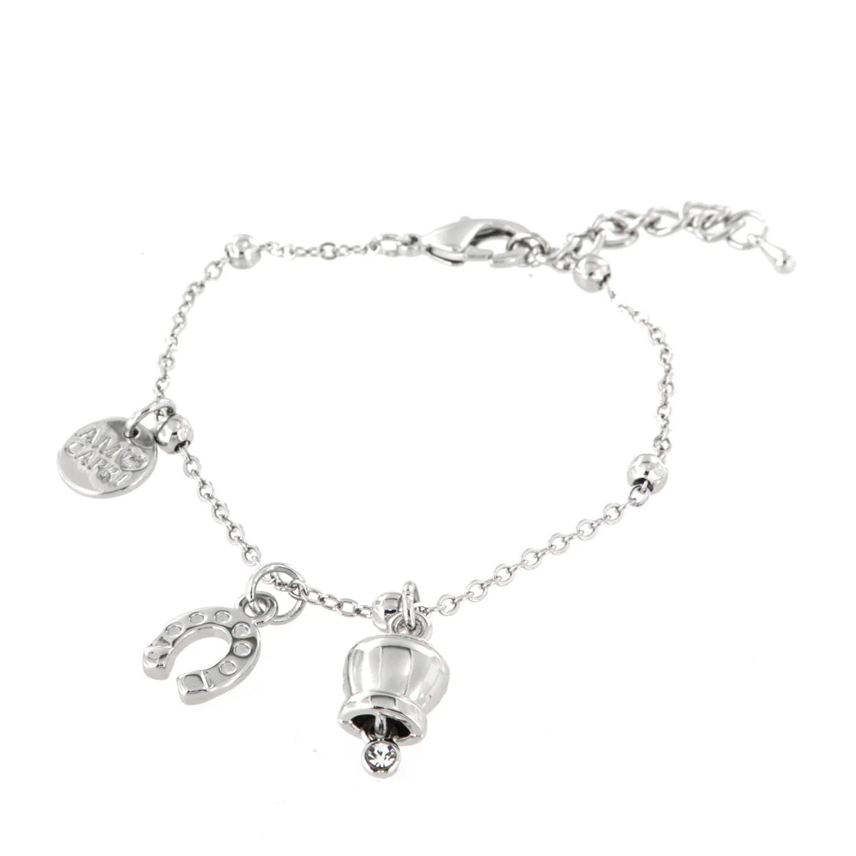 AMO CAPRI - Bracciale in Metallo campanella e ferro di cavallo