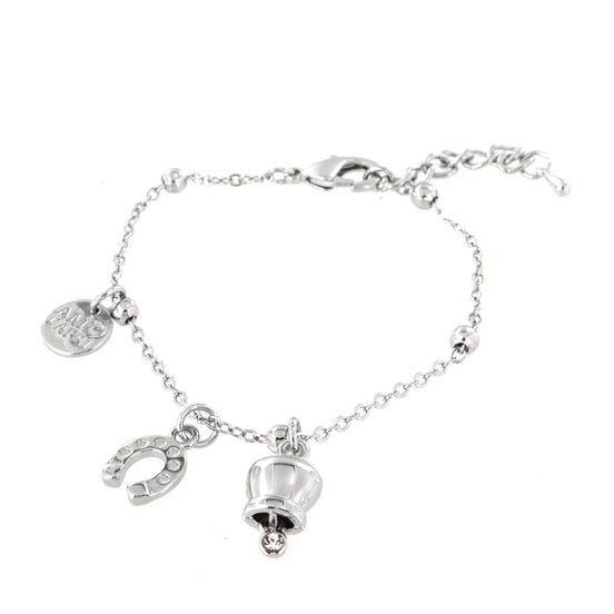 AMO CAPRI - Bracciale in Metallo campanella e ferro di cavallo