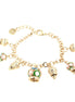 AMO CAPRI - Bracciale in Metallo con campanelle colorate