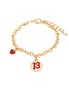 AMO NAPOLI - Bracciale in Metallo con 13