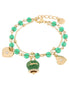 AMO CAPRI - Bracciale in Metallo Con campanella portafotuna Capri