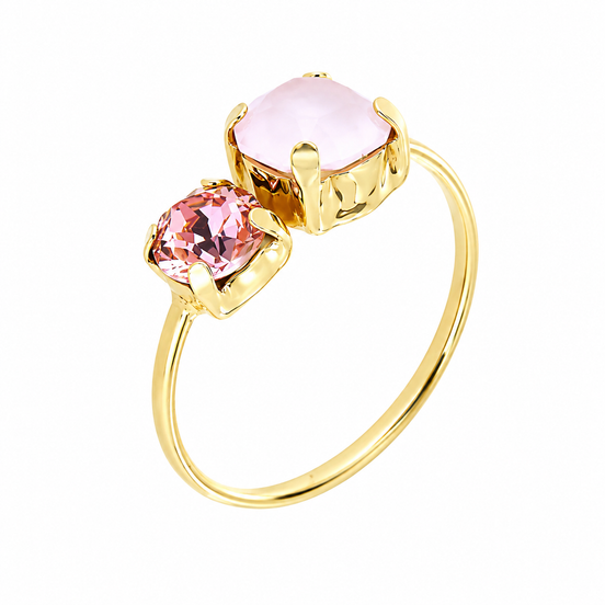 BYSIMON -  Anello in Argento 925 con cristalli bianchi