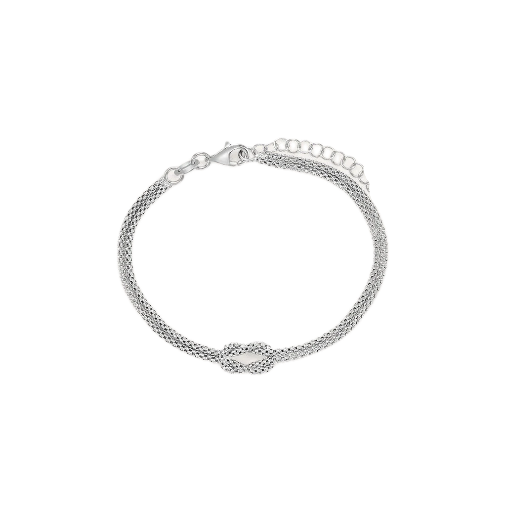 Fico Gioielli - Bracciale in Argento 925 con Nodo Centrale