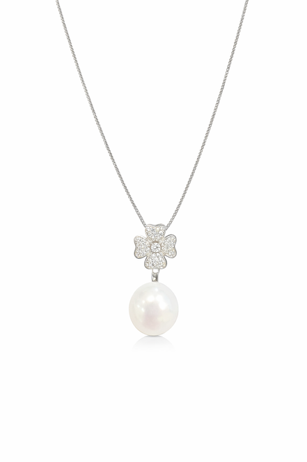 fico gioielli - Collana Fiore di Luce con Perla