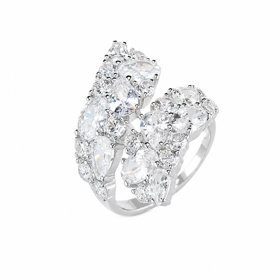 Sovrani - anello Zirconi gioiello donna Luce