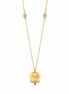 BYSIMON - Collana in Argento 925 con campanella Capri e zirconi