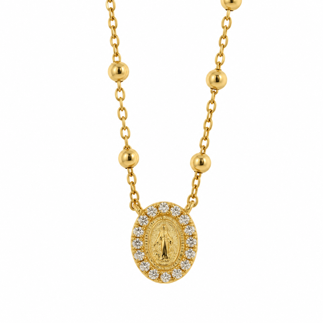 Bysimon - Collana in Argento 925 Madonna