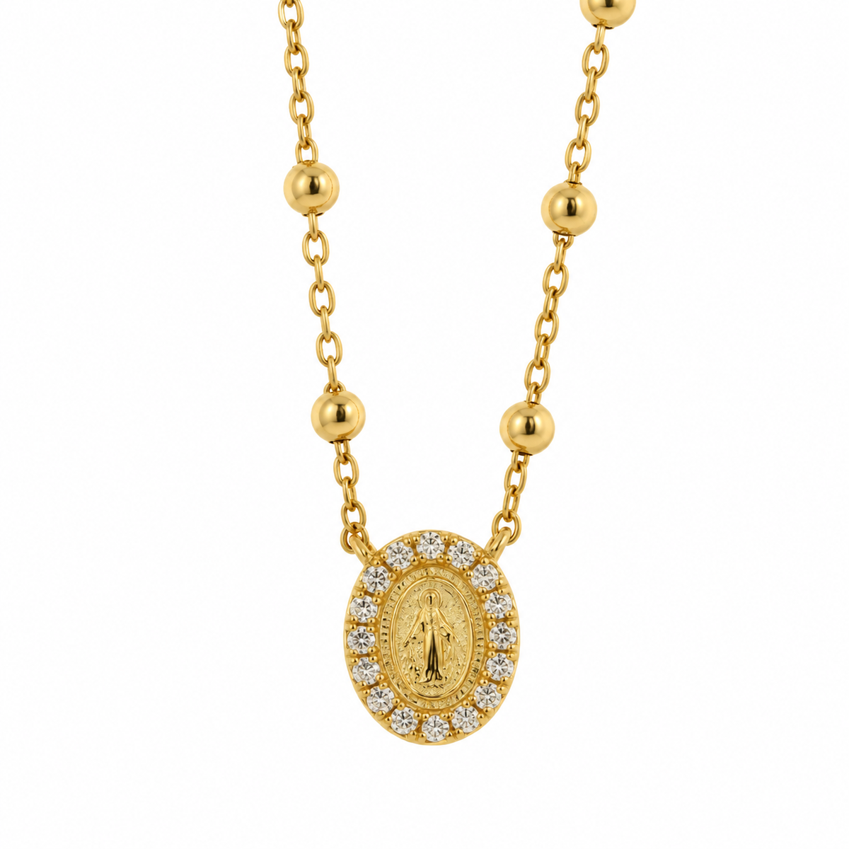 Bysimon - Collana in Argento 925 Madonna